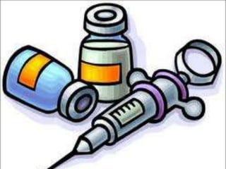 Las vacunas evitan:

 Que las bacterias causen trastornos y que
contraigamos enfermedades.
 El desarrollo de estas a permitido la eliminación de
la viruela ya que es una enfermedad mortal.
 Se recomienda utilizar en toda la población cada
cierto tiempo para reforzar las dosis

 