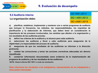 SISTEMA INTEGRADO DE GESTIÓN, ISO 9001, 14001 Y 45001 | PDF