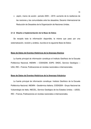 Codigem Sistema integral de Gestion de Riesgos municipio de Pichincha | PDF