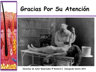 Gracias Por Su Atención




Derechos de Autor Reservados © Richard C. Concepción Castro 2011
 