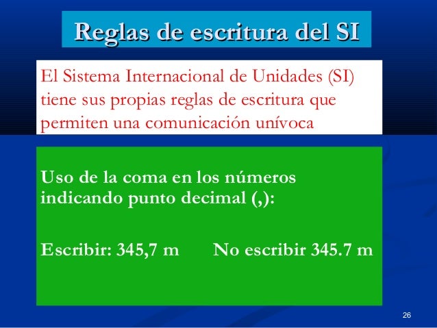 Sistema internacional Sistema internacional