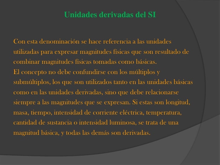 Sistema internacional de medidas y pesas Sistema internacional de medidas y pesas