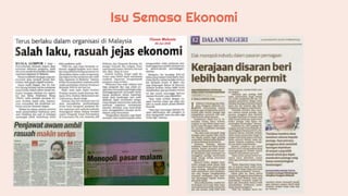 Isu Semasa Ekonomi
 