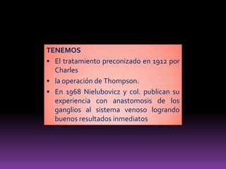  Drenan, ya sea, en el conducto torácico, conducto linfático derecho o la confluencia yugulosubclavia.Ganglios Linfáticos Parietales Ganglios Frénicos Superiores: