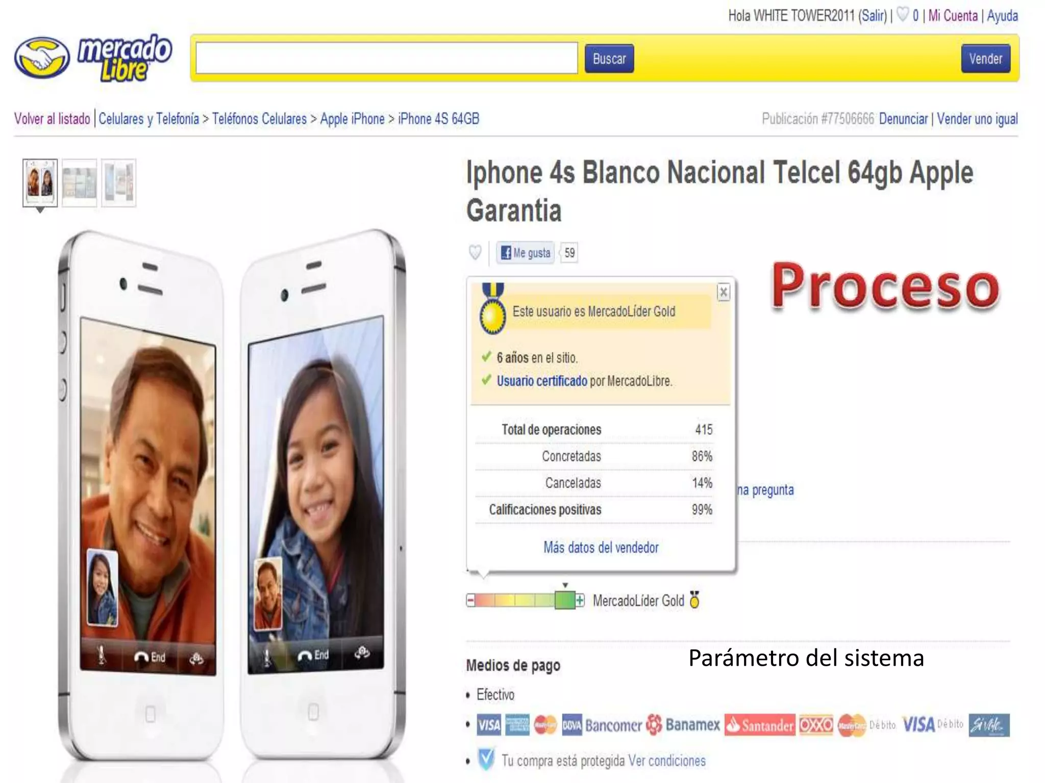 Publicación




              Parámetro del sistema
 