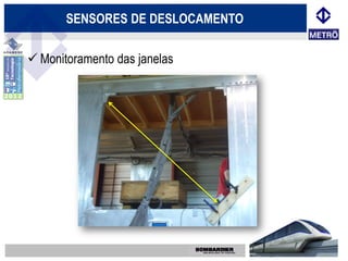 SENSORES DE DESLOCAMENTO

 Monitoramento das janelas
 