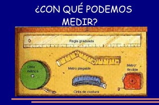 ¿CON QUÉ PODEMOS MEDIR? 