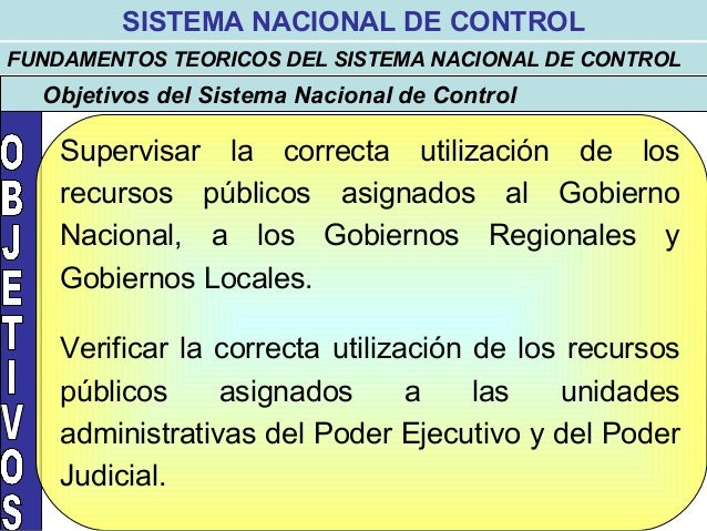 Sistema nacional de control