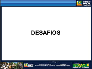 CONSTRUÇÃO DE UM SISTEMA NACIONAL DE EXTENSÃO PARA O DESENVOLVIMENTO RURAL SUSTENTÁVEL