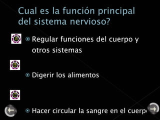 Regular funciones del cuerpo y otros sistemas Digerir los alimentos Hacer circular la sangre en el cuerpo 