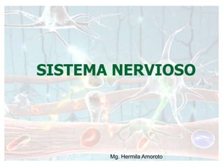 SISTEMA NERVIOSO
Mg. Hermila Amoroto
 