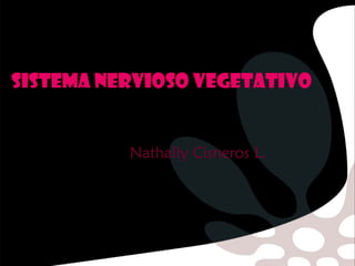 Sistema nervioso vegetativo


          Nathally Cisneros L.
 