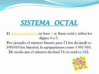 Sistema Numeracion