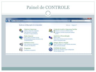 Painel de CONTROLE
 