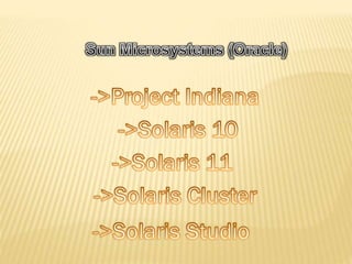 Sistema operacional solaris