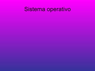 Sistema operativo 