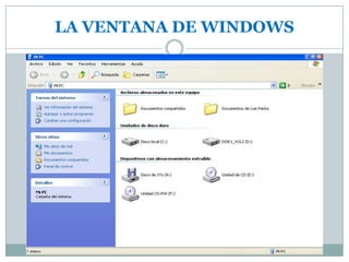 LA VENTANA DE WINDOWS