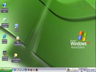  Es fruto de la evolución de otros sistemas
  anteriores de Microsoft (MS-DOS,
  Windows3.x, Windows 95, Windows
  98,…) y es un paso intermedia hacia el
  nuevo sistema Windows Vista
 