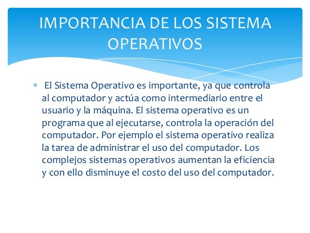 Sistema operativo