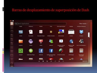 Barras de desplazamiento de superposición de Dash

 