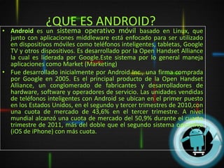 Sistema operativo android | PPTX