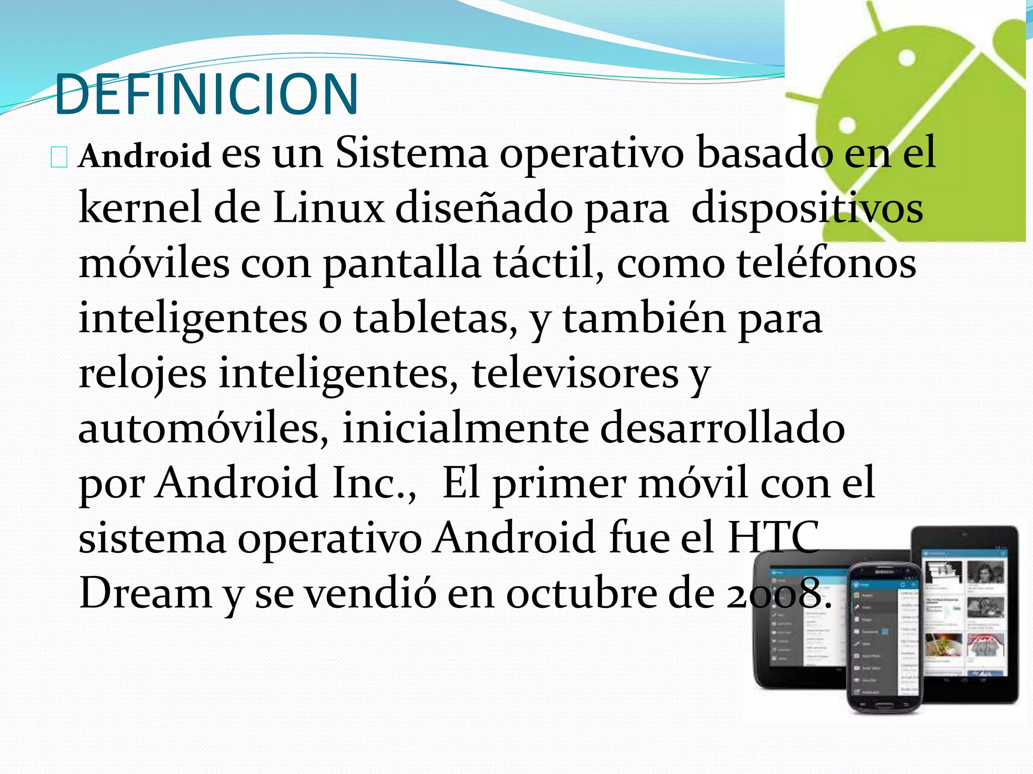 Android Definition Computer Sistema operativo androin | PPT