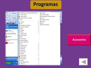 Programas




            Accesorios
 