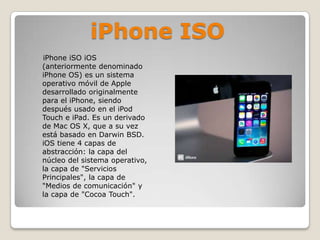 Sistema operativo ios | PPTX
