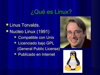 Sistema operativo linux | PPT