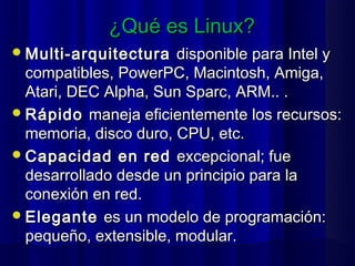 Sistema operativo linux | PPT