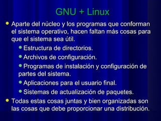 Sistema operativo linux | PPT