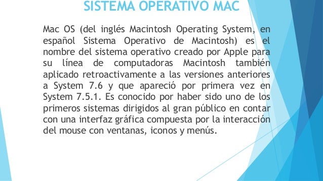 Sistema operativo apple Sistema operativo apple
