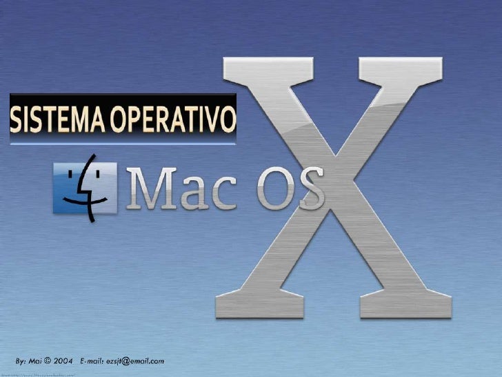 Resultado de imagen de sistema operativo mac os x
