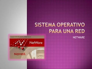 Sistema operativo para una red NETWARE 