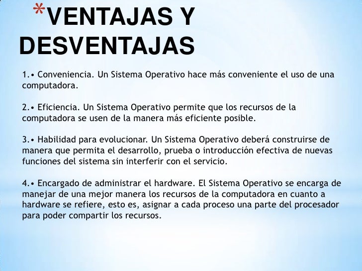 Sistema operativo presentacion