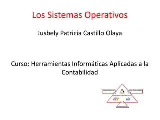 Los Sistemas Operativos
         Jusbely Patricia Castillo Olaya



Curso: Herramientas Informáticas Aplicadas a la
                Contabilidad
 