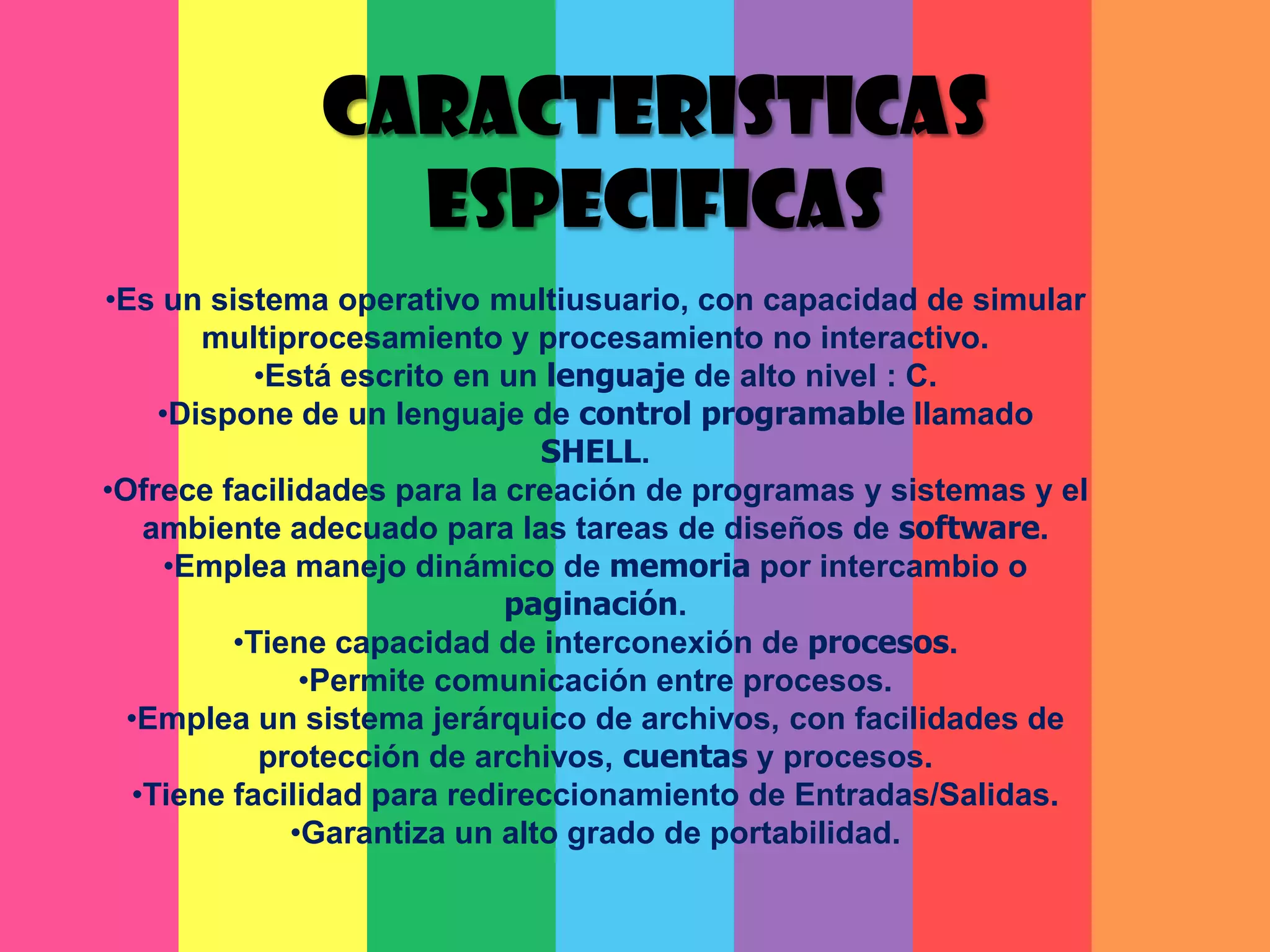 El sistema operativo UNIX era, en 1981, un sistema de comando por línea, con varias opciones de sintaxis. 