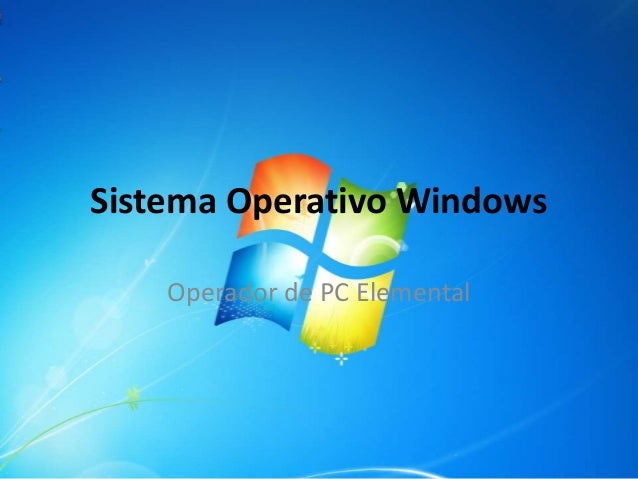 Sistema Operativo Windows