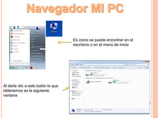 Es icono se puede encontrar en el
escritorio o en el menú de inicio
Al darle clic a este botón lo que
obtenemos es la siguiente
ventana
 