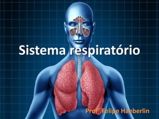 Sistema respiratório
Prof° Felipe Haeberlin
 