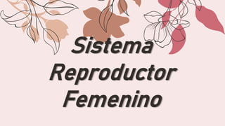 Sistema
Reproductor
Femenino
 