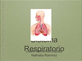 Sistema
RespiratorioLiseth Katherine Zapata
Nathalia Ramirez
 