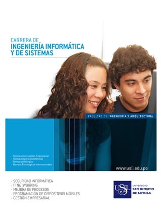 Carrera de Ingeniería Informática y de Sistemas - Universidad San Ignacio de Loyola