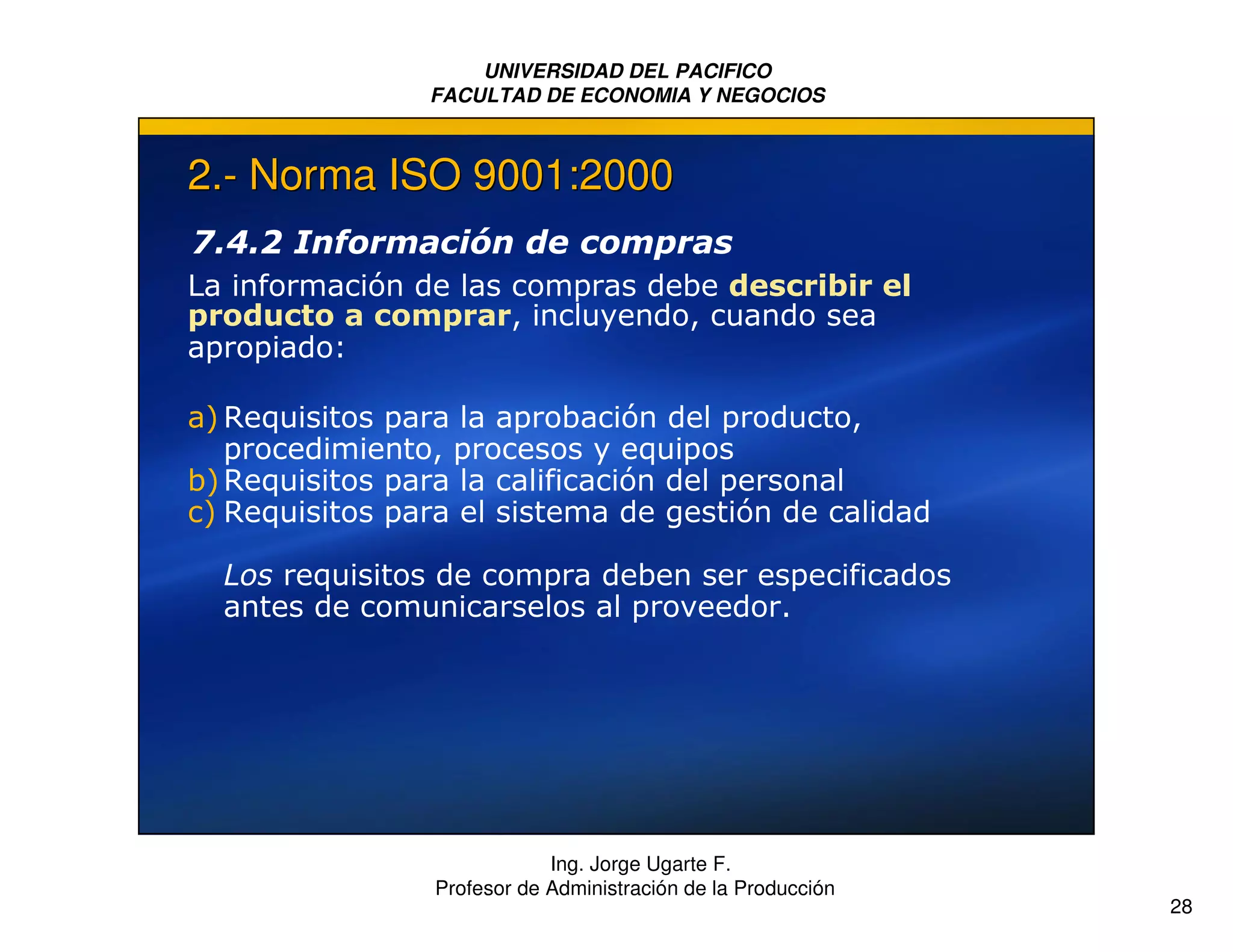 Sistemas De Gestión De Calidad Iso 9001 2000. | PPT