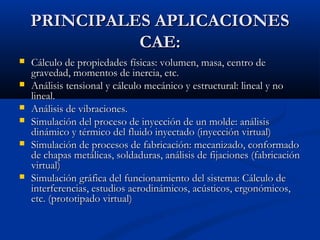 Sistemas cad cam cae capp | PPT