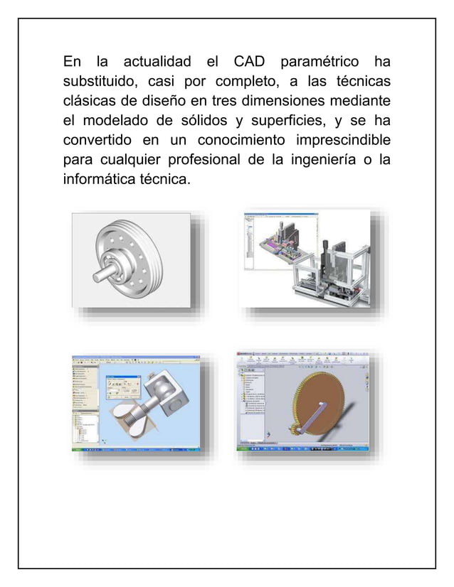 SISTEMAS CAD CAM CAE Y CNC | DOCX
