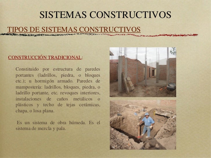 Sistemas constructivos