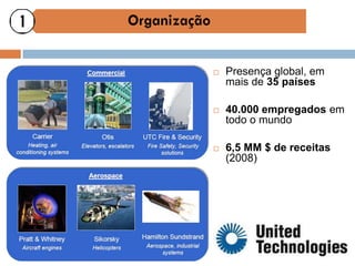    Presença global, em
    mais de 35 países

   40.000 empregados em
    todo o mundo

   6,5 MM $ de receitas
    (2008)
 