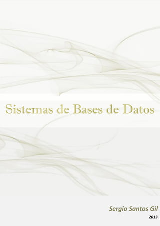 Sistemas de Bases de Datos
Sergio Santos Gil
2013
 
