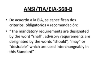 ANSI TIA/EIA 568 B